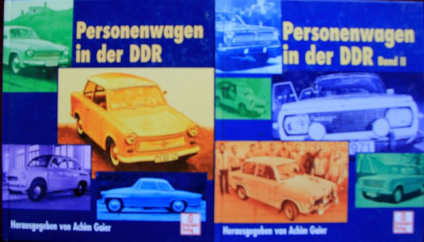 Gaier "Personenwagen in der DDR" Eastgerman Vehiclehistory 2000 Volume 1+2 (4716)